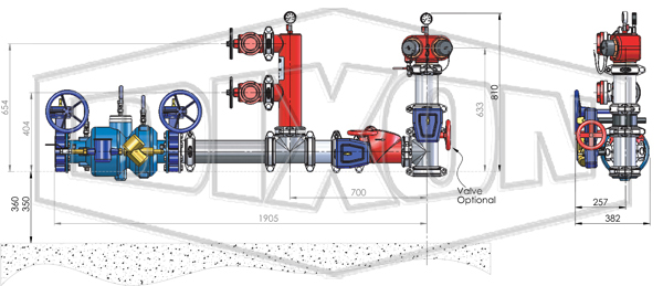 NSW Combined Suction/Booster with Backflow Prevention
